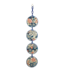 Circles - Wall and Door Decor Sets - Blue Flowers