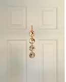 Circles - Wall and Door Decor - Orange Pinwheels