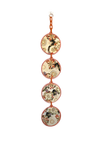 Circles - Wall and Door Decor - Orange Pinwheels