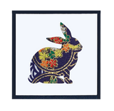 Pressed Linen - Eight Piece Elegant Enclosure Card Set - Rabbit