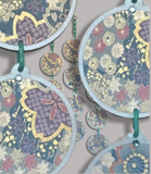 Circles - Wall and Door Decor - Baby Teal