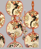 Circles - Wall and Door Decor - Orange Pinwheels