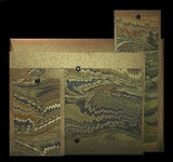 Brown Feathers on Bronze - Gift Messenger