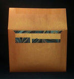 Teal Wave on Copper - Gift Messenger