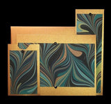 Teal Wave on Copper - Gift Messenger