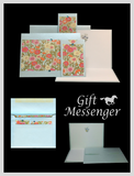 Daisies on Aqua - Gift Messenger