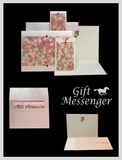 Cherry Blossoms on Coral - Gift Messenger