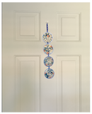 Circles - Wall and Door Decor Sets - Blue Flowers