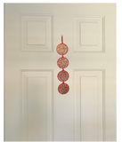 Circles - Wall and Door Decor Sets - Red Leaves