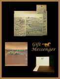 Brown Feathers on Bronze - Gift Messenger