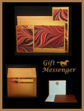 Red Wave on Copper - Gift Messenger